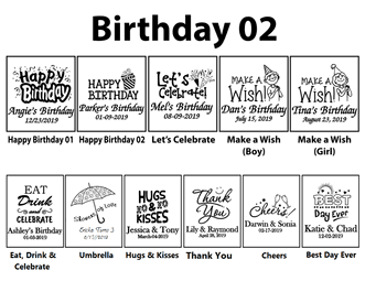 4 oz. Birthday Personalized Espresso Mug Favors
