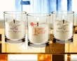 Bridal Shower Personalized Clear Candle Favors
