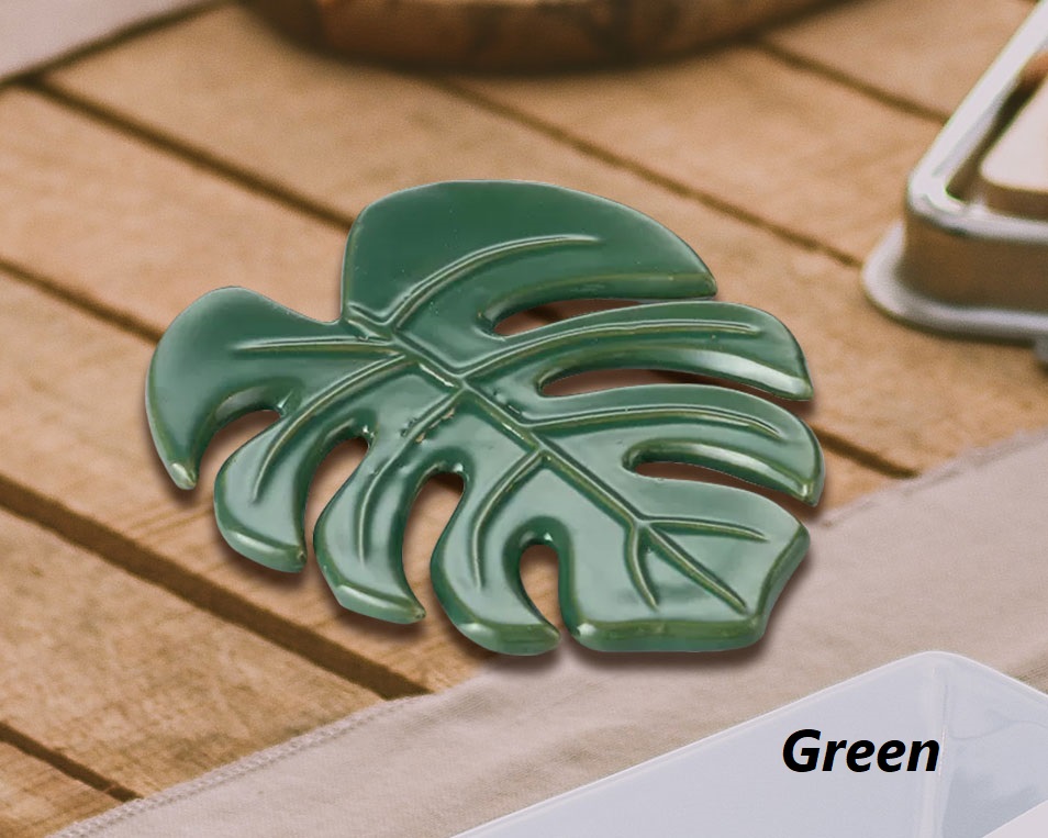 Ceramic Monstera Leaf Coaster
