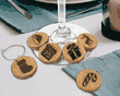 Cork Wine Glass Charms (Set of 6)