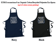 Custom Eco Bib Aprons - Econscious Two-Pocket with Brass Rivets 30"