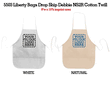 Custom Aprons - Liberty Bags 5503 Two-Pocket 24" (Full Color)