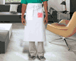 Custom Cafe Bistro Aprons - Liberty Bags 8207 Two-Pocket 32.5" (Full Color)