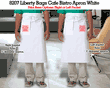 Custom Cafe Bistro Aprons - Liberty Bags 8207 Two-Pocket 32.5" (Full Color)