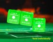 Custom Printed Dice Wedding Favors