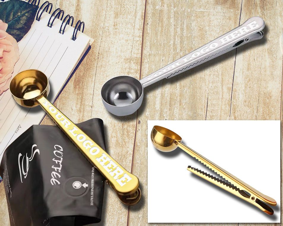 Personalized Coffee Scoops, Custom Engraved Measuring Spoon