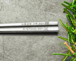 Engraved Silver Square Stainless Steel Chopsticks