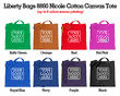 Custom Canvas Bags - Liberty Bags Nicole 6 oz. Canvas Tote