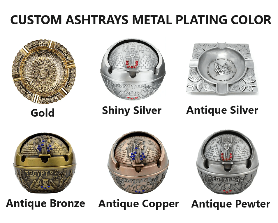 Custom Logo Metal Ashtray