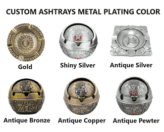 Custom Logo Metal Ashtray