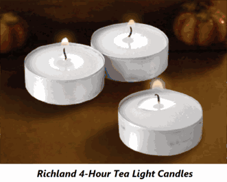 Custom Printed Clear Candle Favors