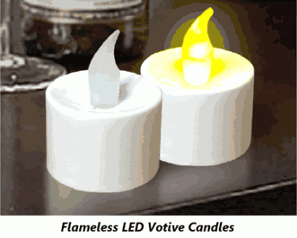 Custom Printed Clear Candle Favors