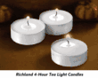 Custom Printed Clear Candle Favors