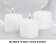 Custom Printed Clear Candle Favors