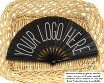 Custom Printed Large Kung Fu Clacking Fans or Dancing Fans