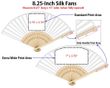Personalized Silk Fans - Front Print
