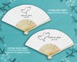 Personalized Silk Fans - Front Print