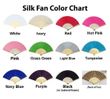 Personalized Silk Fans - Front Print