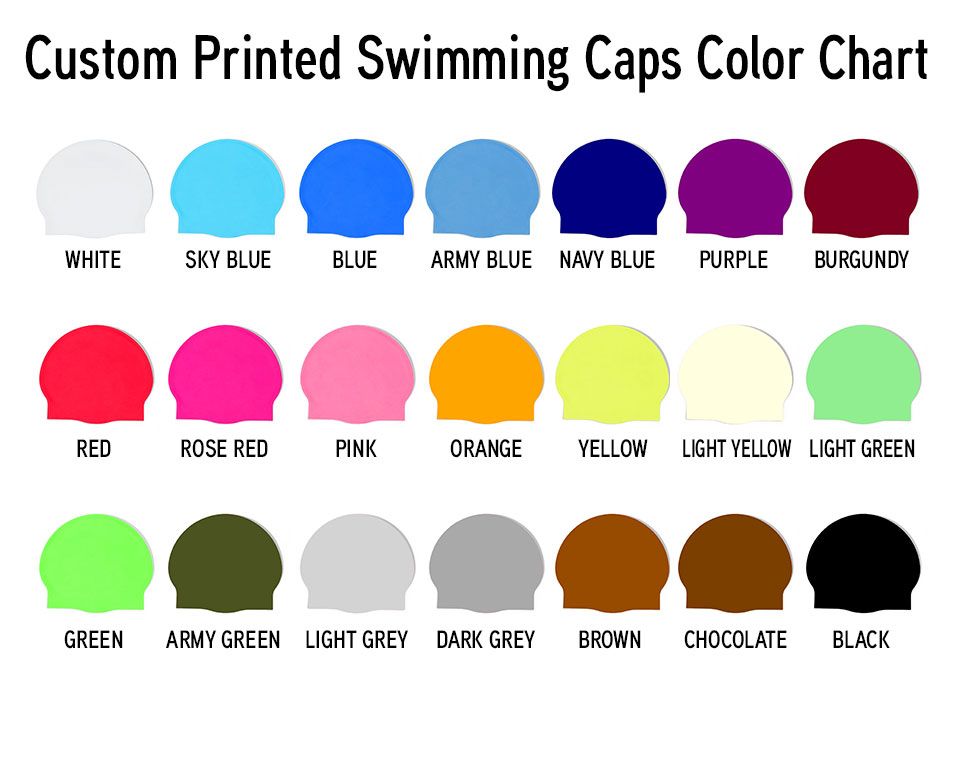 Custom Printed Swimming Caps