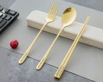 Custom Engraved 3-Piece Cutlery Set with Case