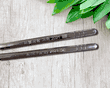 Engraved Stainless Steel Chopsticks