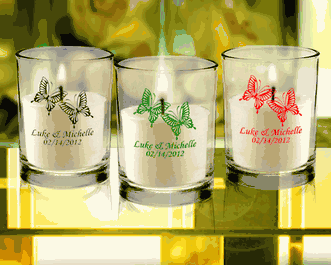 Fairy Tale Personalized Clear Candle Favors
