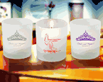 Fairy Tale Personalized Frosted Candle Favors