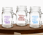 16 oz. Graduation Personalized Mason Mugs