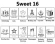 Sweet 16 Personalized Pint Glasses