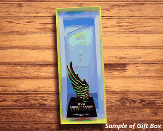 Custom Engraved Obelisk Crystal Trophy with Green Marble Base