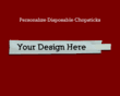 Personalize Disposable Chopsticks