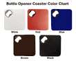 Personalized Bottle Opener Coaster