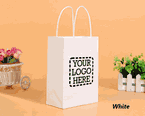 Personalized Colored Kraft Paper Bag (Full Color)