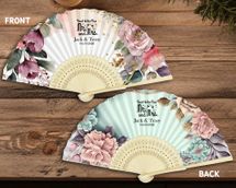 Personalized Double-Sided Printing Paper Fan (Full Color)