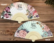 Personalized Double-Sided Printing Paper Fan (Full Color)