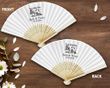 Personalized Double-Sided Printing Paper Fan (Full Color)