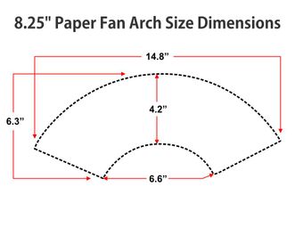 Personalized Double-Sided Printing Paper Fan (Full Color)