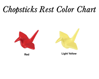 Personalized Origami Crane Chopstick Rest Favors
