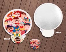 Personalized Pop-Up Fan with Photo Reflector and 2-Sided Pouch