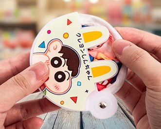 Personalized Pop-Up Fan with Photo Reflector and 2-Sided Pouch