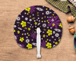 Personalized Round Folding Paper Fan with Plastic Handle (2-Sided Full Color)