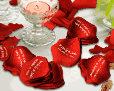 Personalized Silk Flower Petals (Set of 100)