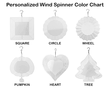 Personalized Wind Spinners (Full Color)