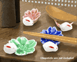 White Rabbit and Sakura Chopstick Rest