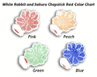 White Rabbit and Sakura Chopstick Rest