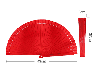 Solid Color Spanish Hand Fans