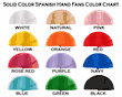 Solid Color Spanish Hand Fans