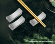 Stainless Steel Bridge-Shape Chopsticks Rest