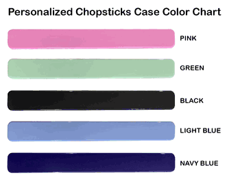 Stainless Steel Chopsticks with Personalized Chopsticks Case