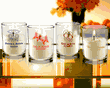Summer Personalized Clear Candle Favors